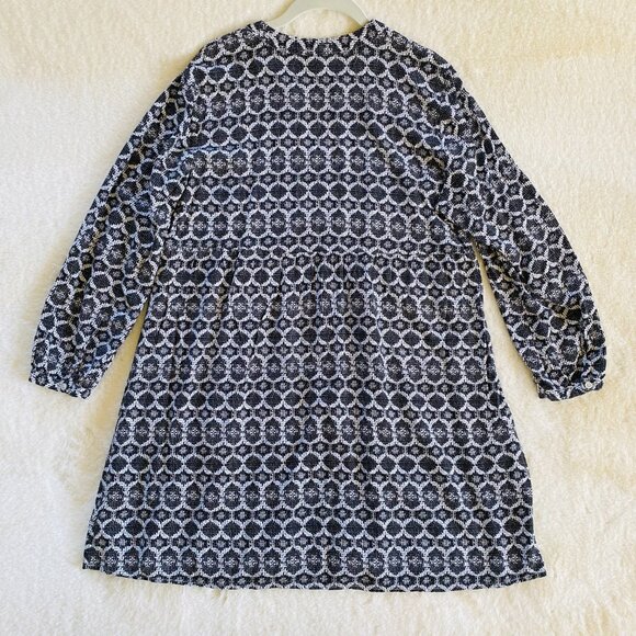 Old Navy Women's Black Snake Print Long-Sleeved Short Dress size Large - Picture 7 of 10